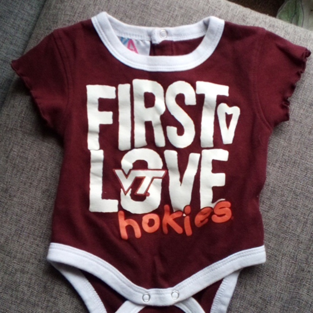 Red "first love hokies"